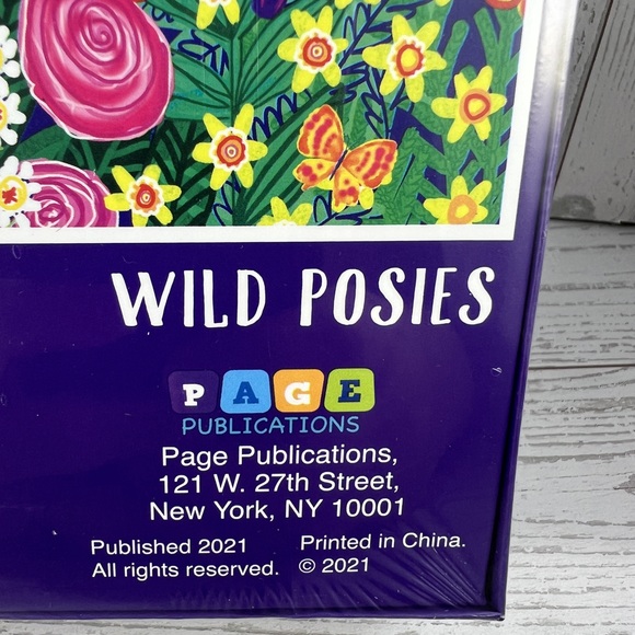 Jigsaw Puzzle 1000 Piece Wild Posies Summertime Floral Botanical from Page - Picture 2 of 8